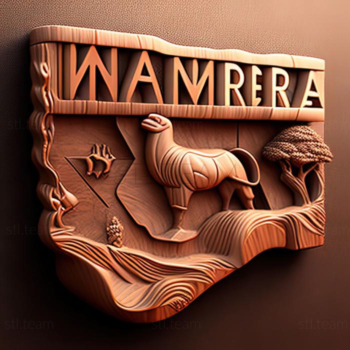 3D модель Намибия Республика Намибия (STL)